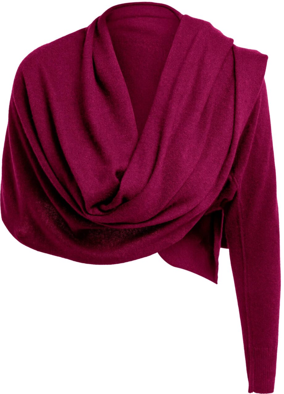 Einarmiger Cashmere Bolero