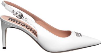 Sling Pumps mit Logo Detail
