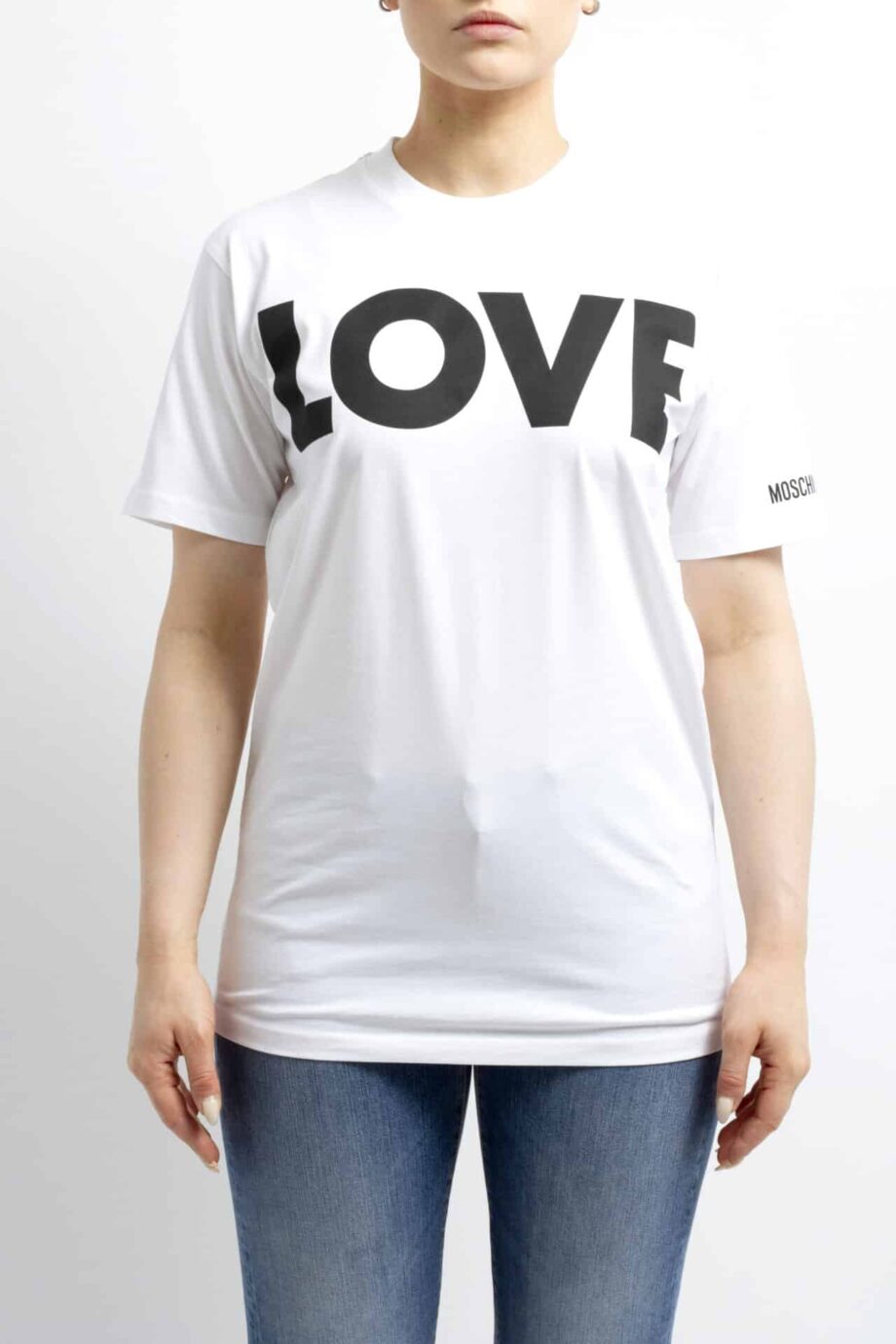 T-Shirt aus Baumwolle mit Love-Claim Print