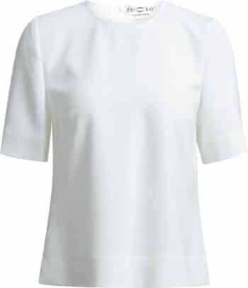 Basic Bluse mit kurzem Arm